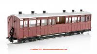 GR-450U Peco Lynton and Barnstaple Central Observation Coach In Indian Red Unlettered